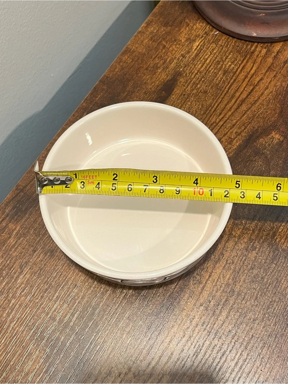 Rae Dunn Ceramic Fish Cat Food Bowl